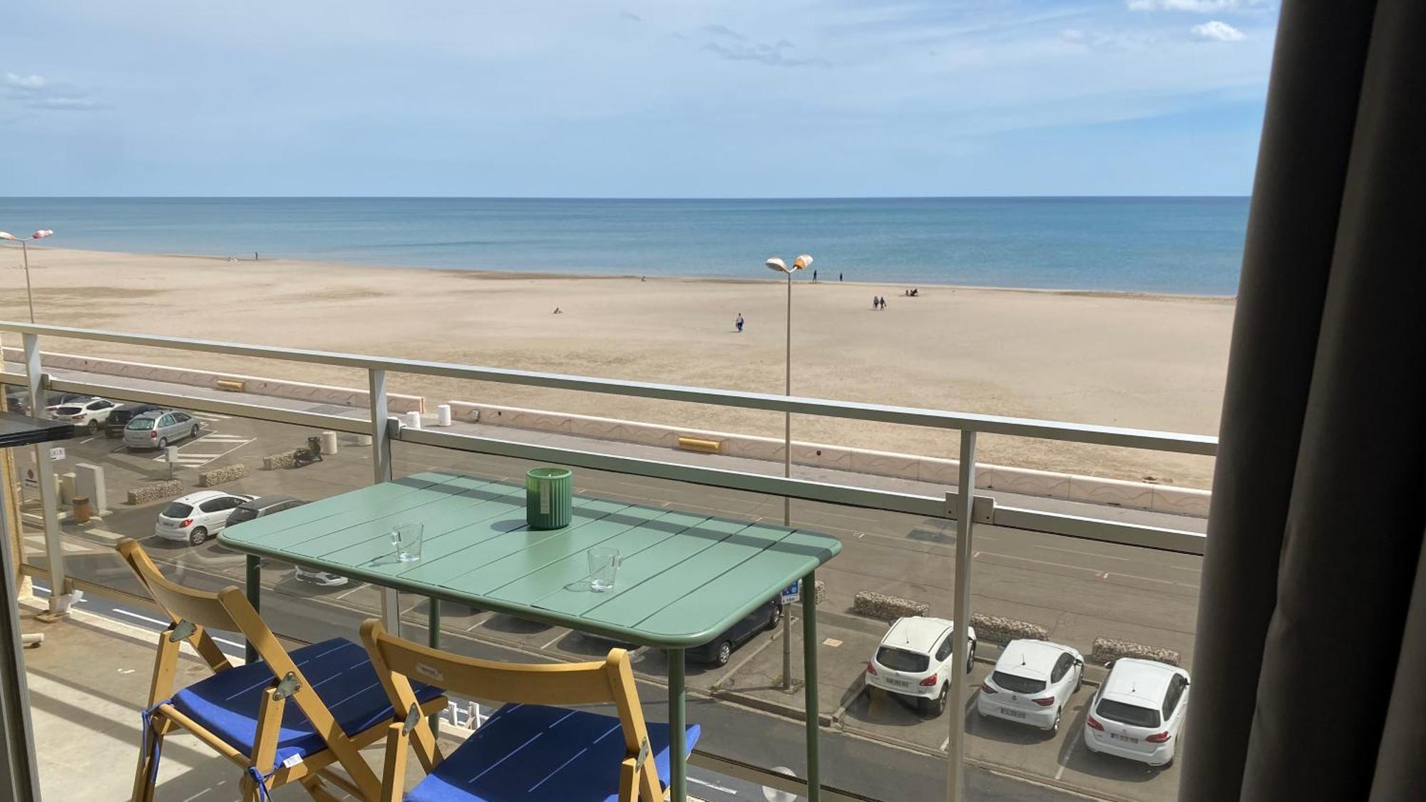 Appt T3 Front De Mer Belle Vue Narbonne Buitenkant foto